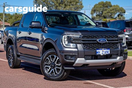 Grey 2024 Ford Ranger Double Cab Pick Up Sport 3.0 (4X4)