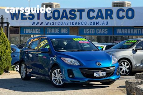 Blue 2012 Mazda 3 Hatchback Maxx Sport