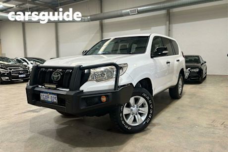 White 2019 Toyota Landcruiser Prado Wagon GX (4X4)
