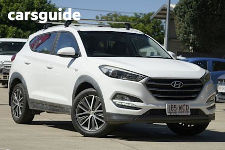 White 2015 Hyundai Tucson Wagon Active X (fwd)