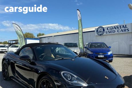 Black 2016 Porsche 718 Roadster Boxster