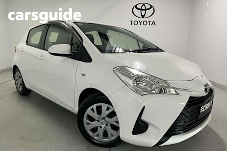 White 2017 Toyota Yaris Hatchback Ascent