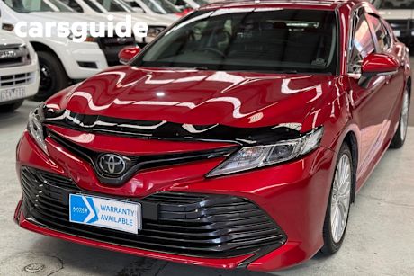 Red 2018 Toyota Camry Sedan Ascent