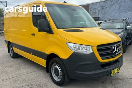 Yellow 2018 Mercedes-Benz Sprinter Commercial 314CDI Low Roof MWB 9G-Tronic FWD