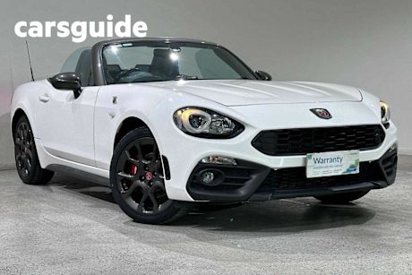 White 2017 Abarth 124 Roadster Spider