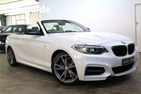 White 2015 BMW M235I Convertible