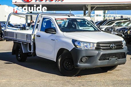 White 2020 Toyota Hilux Cab Chassis Workmate
