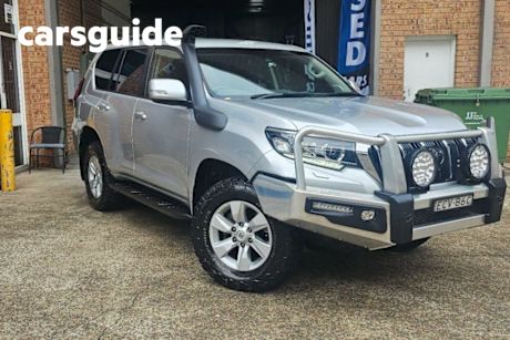 Silver 2019 Toyota Landcruiser Wagon PRADO GXL (4x4) GDJ150R MY18