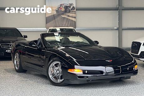 Black 1997 Chevrolet Corvette Convertible (No Badge)