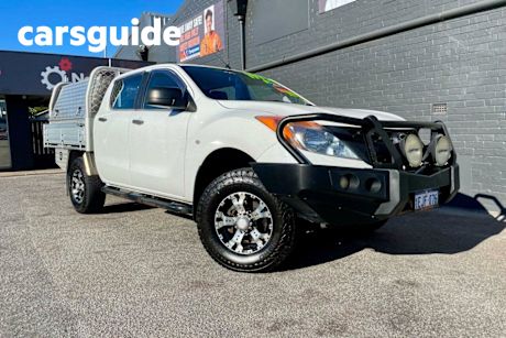 White 2013 Mazda BT-50 Dual Cab Utility XT (4X4)