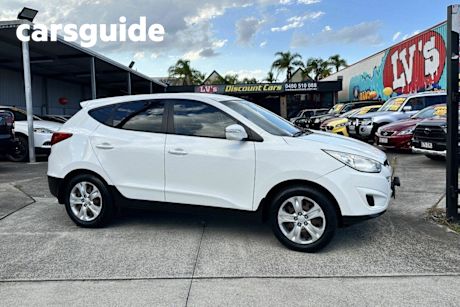 White 2013 Hyundai IX35 Wagon Active (fwd)
