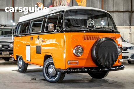 Orange 1970 Volkswagen Transporter Kombi Commercial Kombi