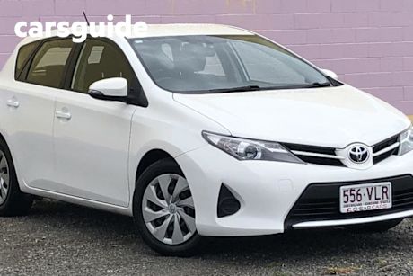White 2014 Toyota Corolla Hatchback Ascent