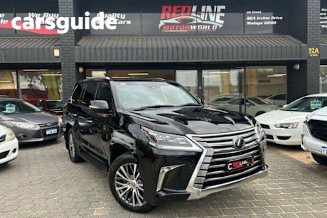 Black 2017 Lexus LX570 Wagon URJ201R FACELIFT