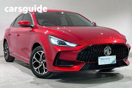 Red 2024 MG MG5 Sedan Vibe