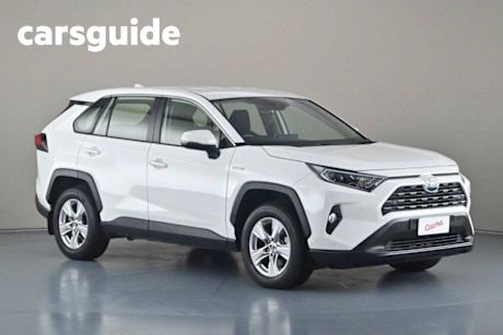 White 2020 Toyota RAV4 Wagon GX (awd) Hybrid