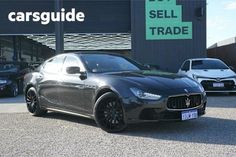 Black 2014 Maserati Ghibli Sedan S