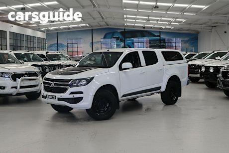 White 2019 Holden Colorado Crew Cab Pickup LS (4X4)