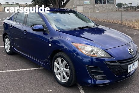 Blue 2009 Mazda 3 Sedan Maxx Sport
