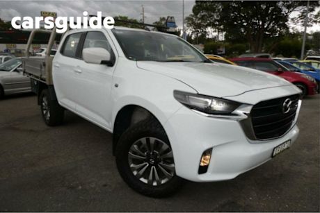 White 2021 Mazda BT-50 Dual Cab Chassis XT (4X2)