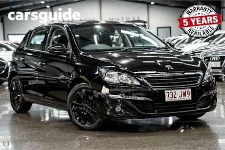 Black 2016 Peugeot 308 Hatchback Active