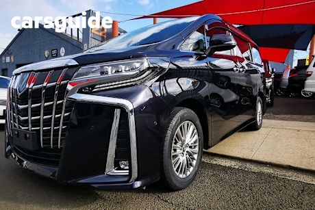 Black 2023 Toyota Alphard Commercial SR C Package
