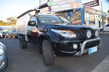 Black 2016 Mitsubishi Triton Cab Chassis GLX