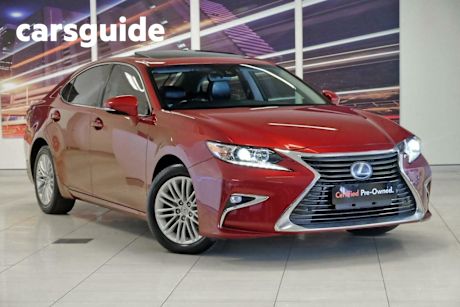 Red 2018 Lexus ES350 Sedan Luxury
