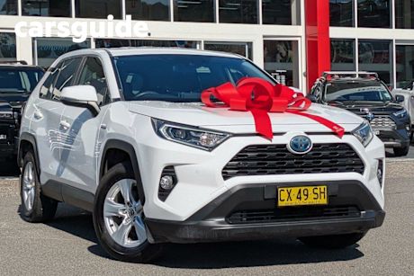 White 2020 Toyota RAV4 Wagon GX AWD Hybrid
