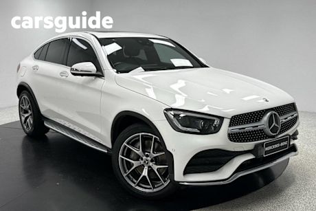 White 2019 Mercedes-Benz GLC300 Coupe 4Matic