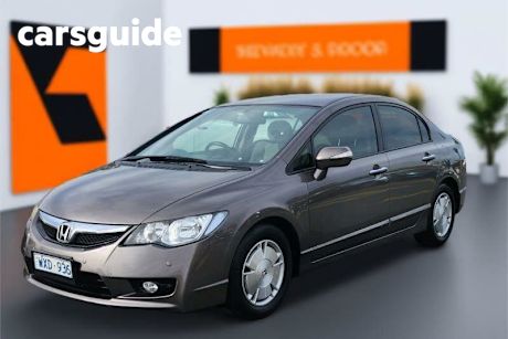 Grey 2008 Honda Civic Sedan Hybrid