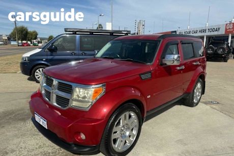 Red 2011 Dodge Nitro Wagon SX