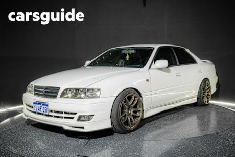 White 1999 Toyota Chaser Sedan Tourer V