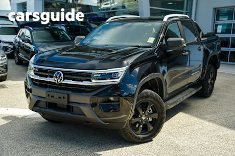 Black 2024 Volkswagen Amarok Dual Cab Utility Panamericana TDI600 4Motion