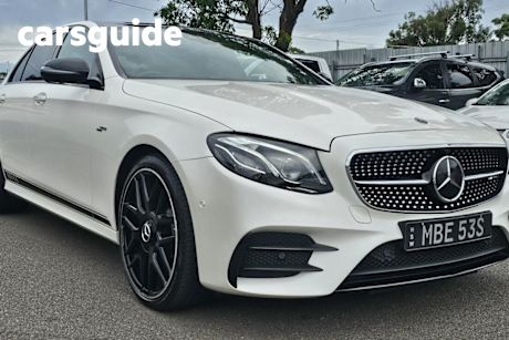 White 2018 Mercedes-Benz E53 Saloon 4Matic+ EQ (hybrid)