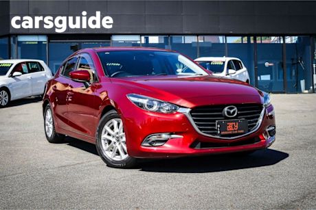 Red 2018 Mazda 3 Hatchback Maxx Sport