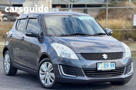 Grey 2016 Suzuki Swift Hatchback GL