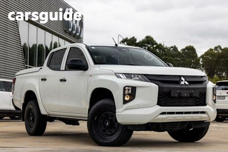 White 2021 Mitsubishi Triton Double Cab Pick Up GLX (4X2)