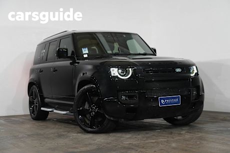 Black 2022 Land Rover Defender Wagon 110 P400 X-Dynamic HSE (294KW)
