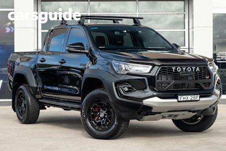 Black 2024 Toyota Hilux Double Cab Pick Up GR-Sport (4X4)