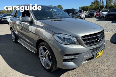 Silver 2014 Mercedes-Benz ML500 Wagon (4X4)