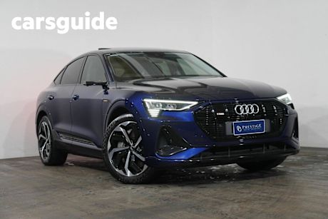 Blue 2020 Audi E-Tron Sportback 50 Quattro