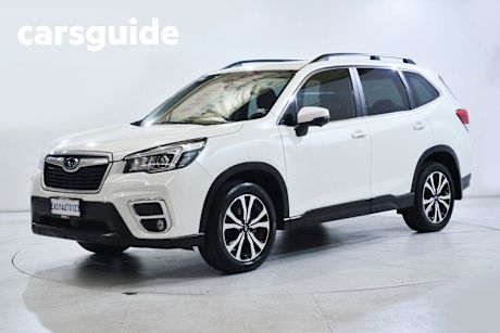 White 2020 Subaru Forester Wagon 2.5I Premium (awd)
