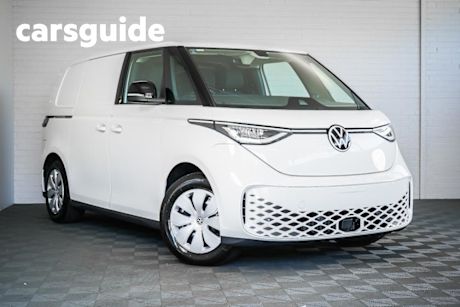 White 2025 Volkswagen ID. Buzz Cargo Commercial BEV550 SWB