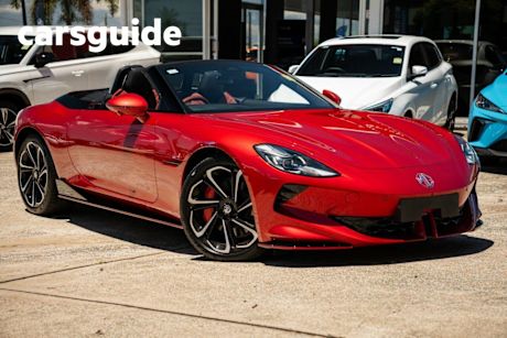 Red 2024 MG Cyberster Convertible