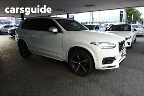 White 2016 Volvo XC90 Wagon D5 R-Design