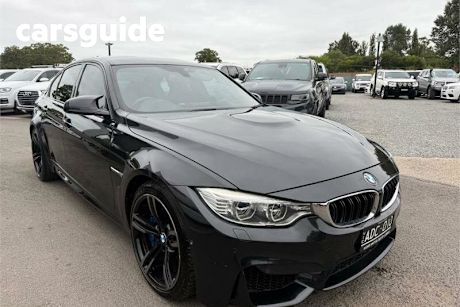 Black 2014 BMW M3 Sedan