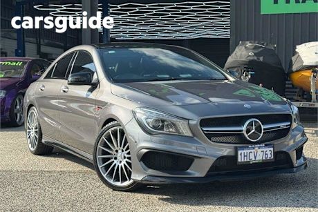 Grey 2016 Mercedes-Benz CLA45 Coupe 4Matic