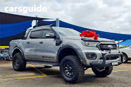 Grey 2020 Ford Ranger Double Cab Pick Up Wildtrak 2.0 (4X4)