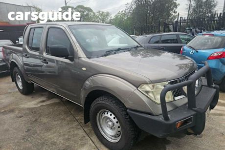 Grey 2012 Nissan Navara Dual Cab Pick-up RX (4X4)